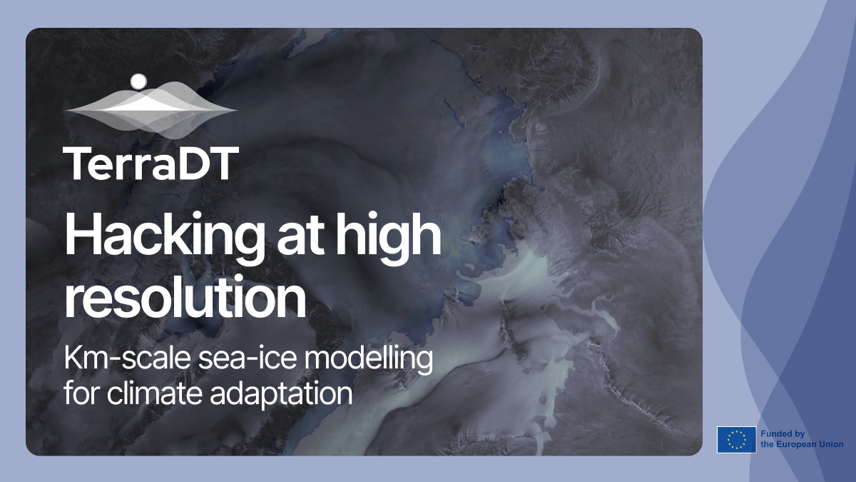 hacking at high resolution: km-scale sea-ice modelling for climate adaptation